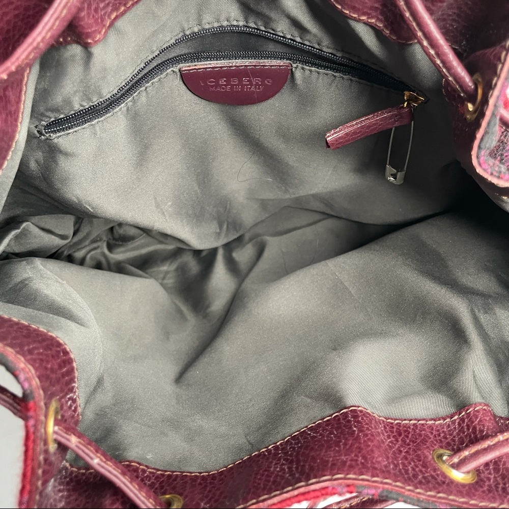 Iceberg Made in Italy Purple HoBo Bag - Picture 5 of 10